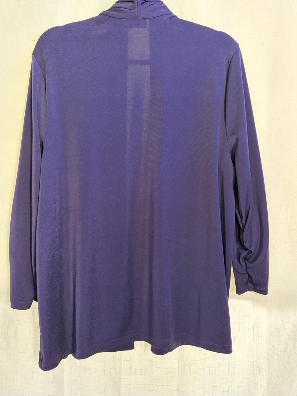 Chico's Long Sleeve Purple Lightweight Cardigan
